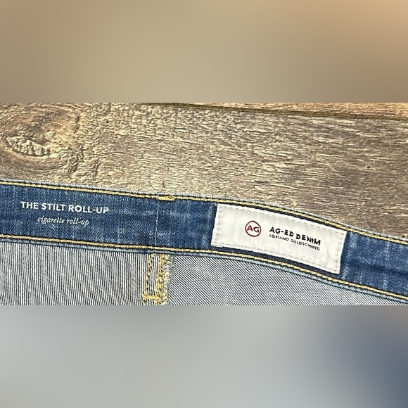 AG Stilt Roll-Up Cigarette Jean - Size: 29 - Picture 4 of 5